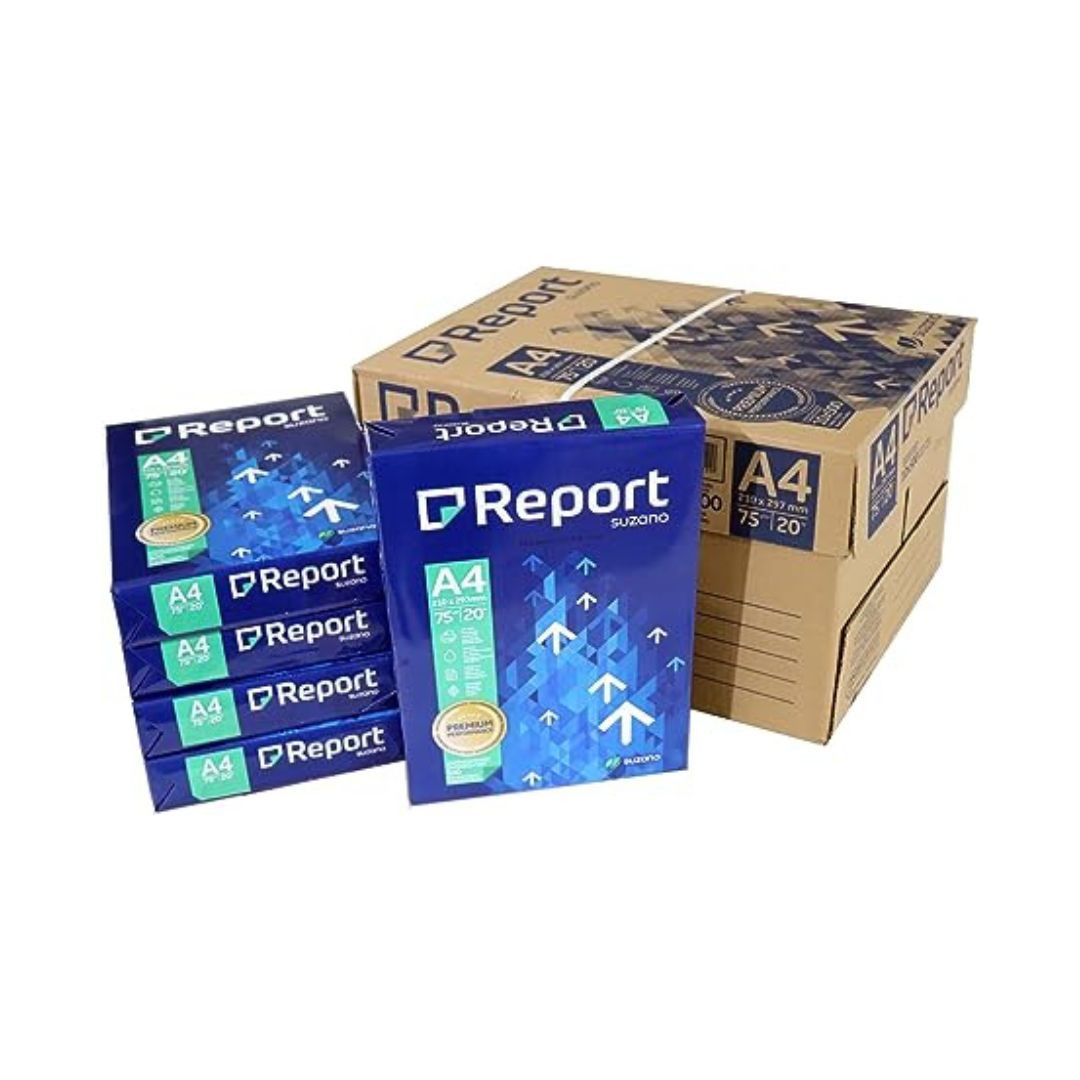Caixa com 10und: Papel A4 Report Premium 