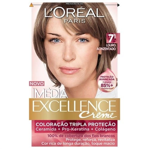 Tintura para Cabelo L'oréal Imédia Excellence Louro Acinzentado 7.1