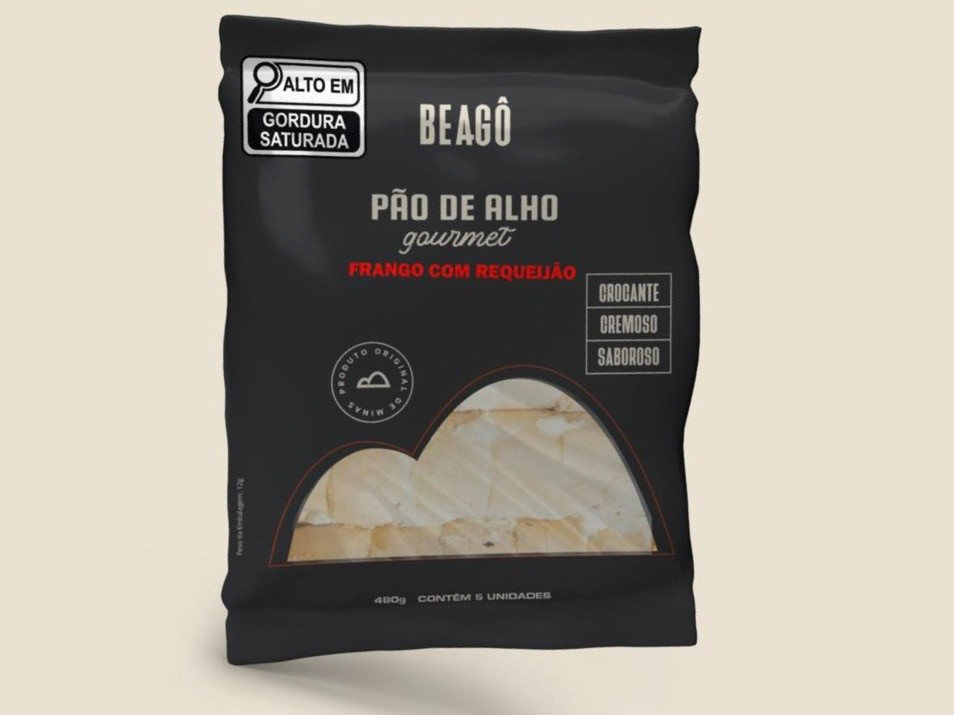PAO DE ALHO BEAGO FRANGO/REQ 480G-PC