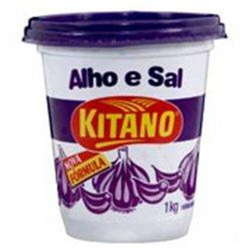 Tempero Pronto Kitano Alho e Sal Pacote 1kg
