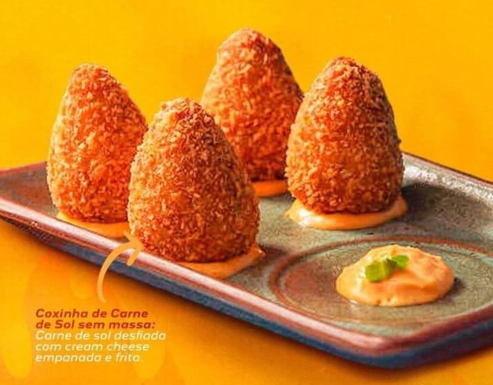 Coxinha de Frango sem massa