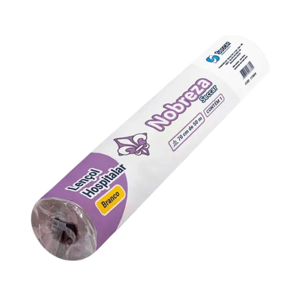 LENCOL HOSPITALAR NOBREZA BRANCO 70X50 FD C10