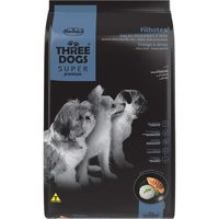 Three Dogs Super Premium Filhote Pequenas e Mini 10Kg 