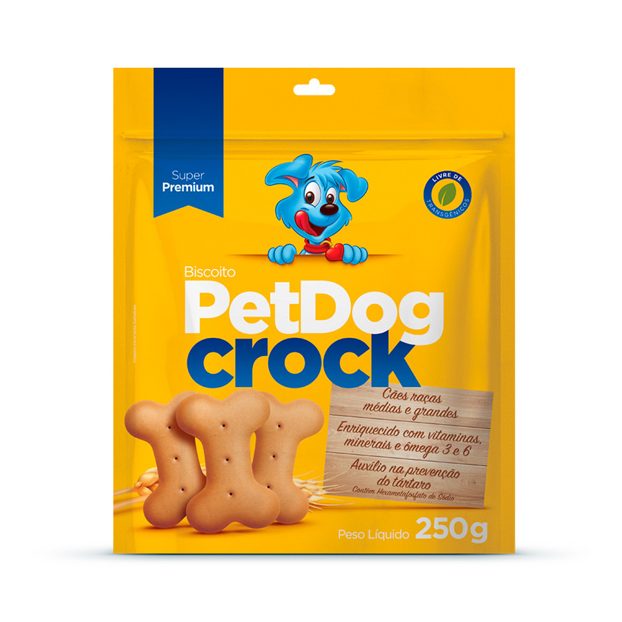 Biscoito Petdog Crock Tradicional 250g