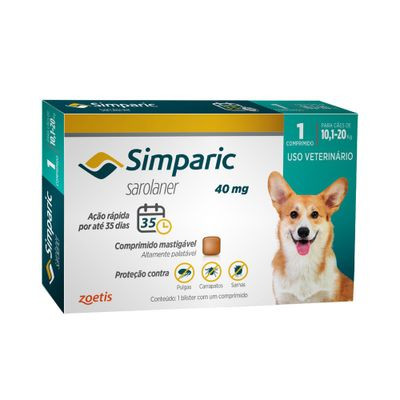 Simparic 10.1 a 20 kg - 1 Tablete 
