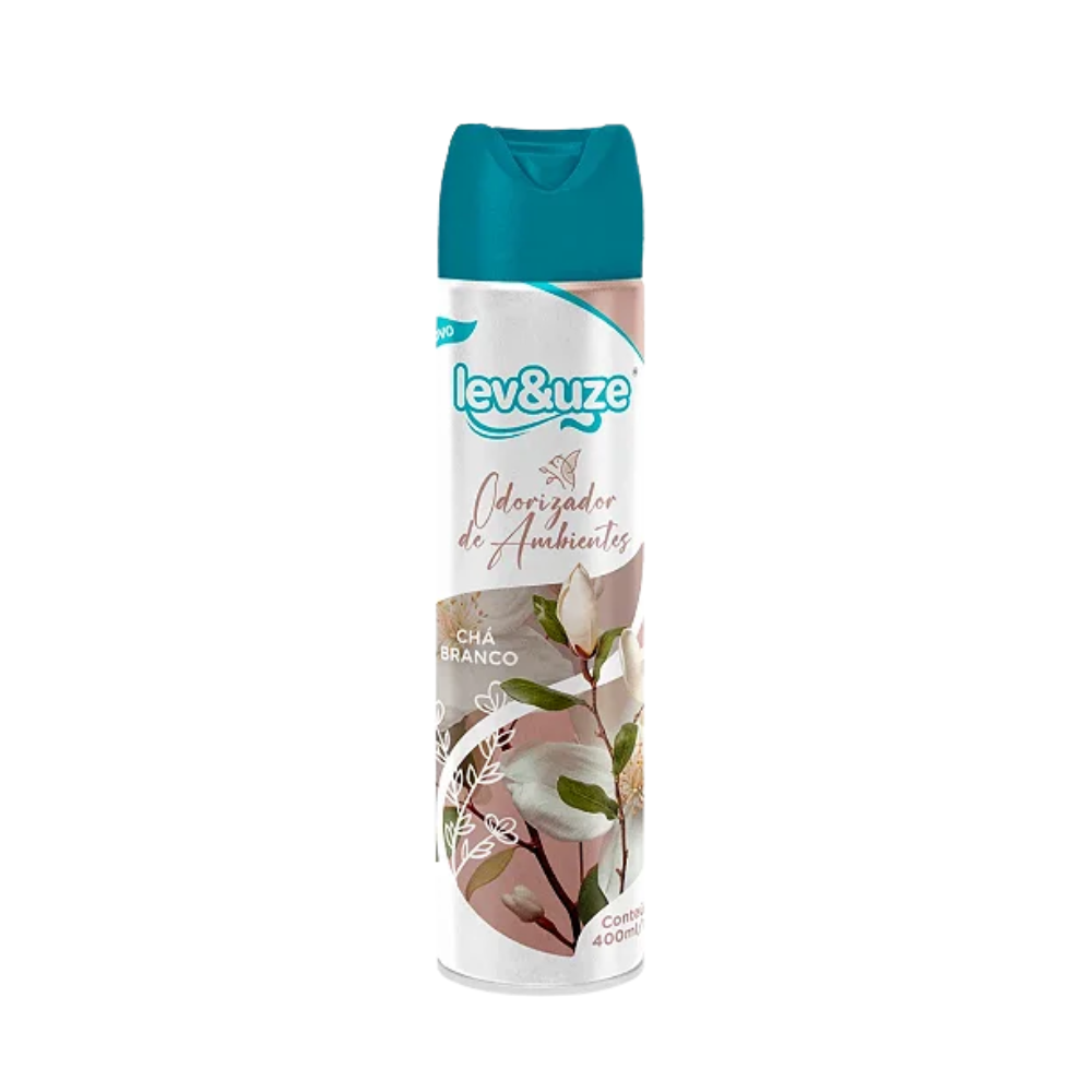 ODORIZADOR AERO LEV&UZE 400ML CHA BRANCO