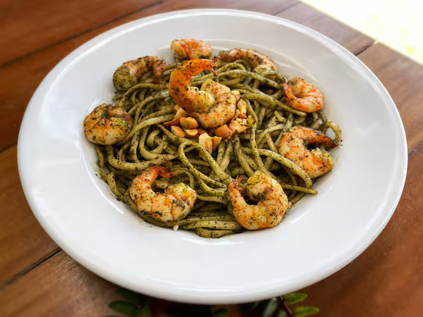 Camarão Pesto