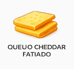 QUEIJO CHEDDAR FATIADO