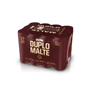 CERVEJA BRAHMA DUPLO MALTE CAIXA 12 UND. 350ML