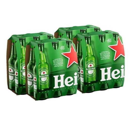 CERVEJA HEINEKEN LN 330ML PACK 24 UN