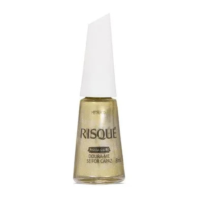 ESMALTE RISQUE DOURADO-ME SE FOR CAPAZ 8ML