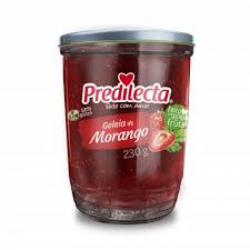 GELEIA PREDILECTA MORANGO VD 230GRS