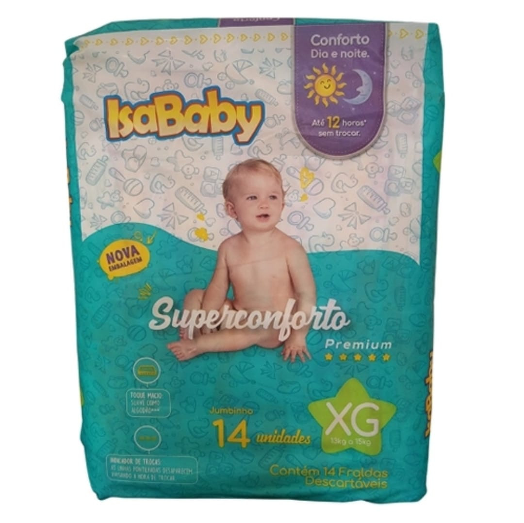 FRALDA ISABABY PREMIUM XG 14UN