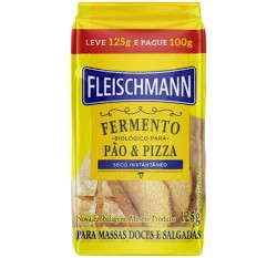 FERMENTO BIOLOGICO SECO FLEISCHMANN 125G