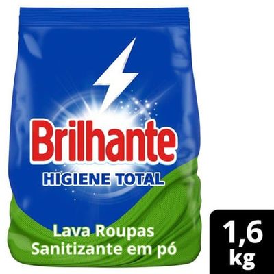 Detergente em Pó Higiene Total Brilhante 1,6kg