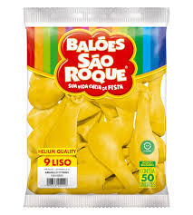 BALAO SAO ROQUE  LISO Nº9 AMARELO CITRINO