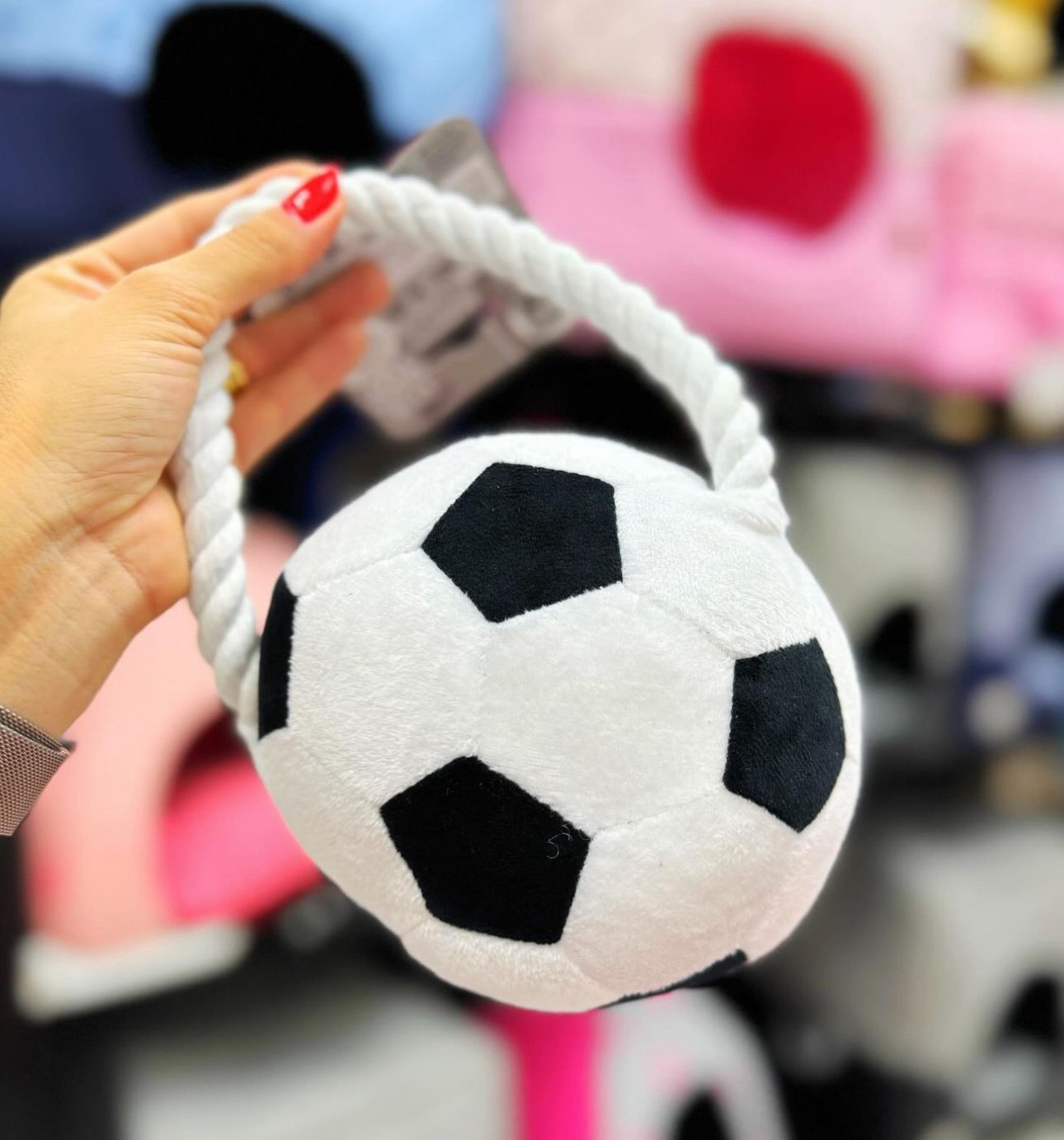 Brinquedo Bola Futebol Pelúcia 