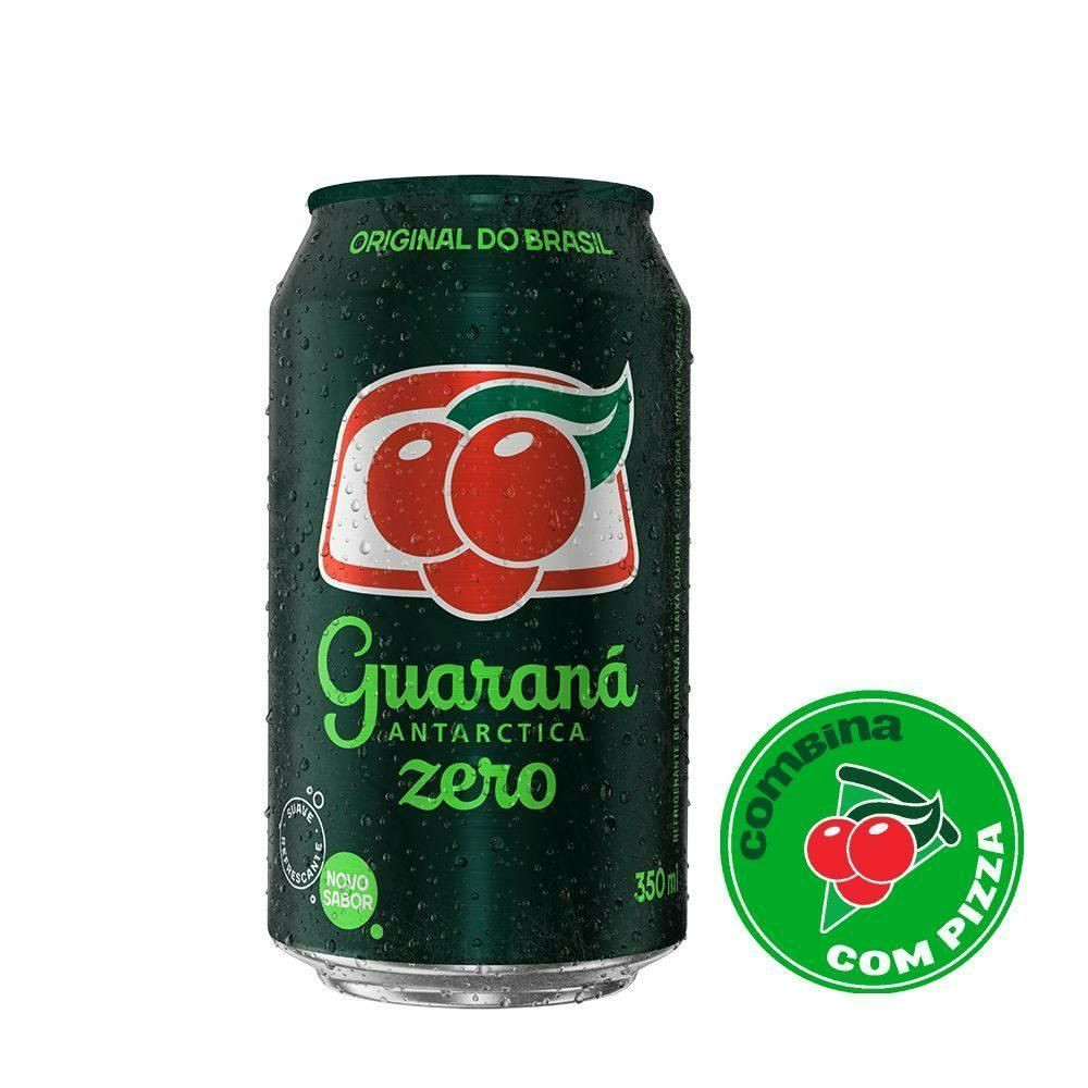 REFRIGERANTE ANTARCTICA GUARANA ZERO LT 350ML
