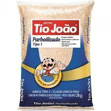 Arroz Tio João parboilizado 2Kg