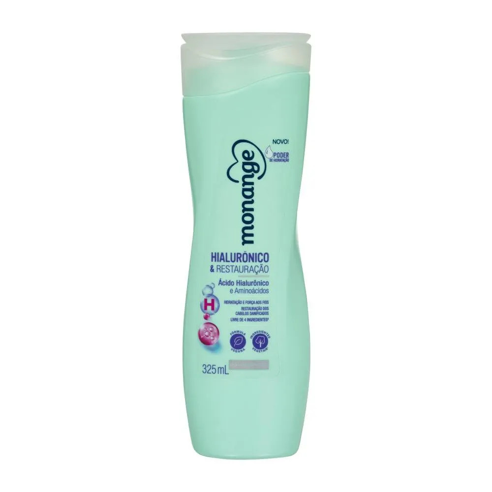 Shampoo Monange Hialurônico e Restauração 325ml