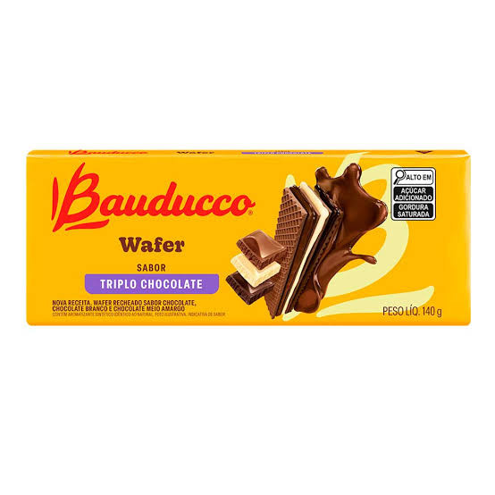 WAFER BAUDUCCO TRIPLO CHOCOLATE 140G