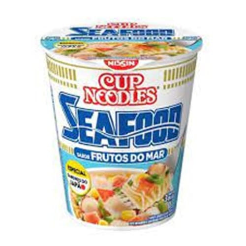 Macarrão Instantâneo Cup Noodles Frutos do Mar Nissin 65g