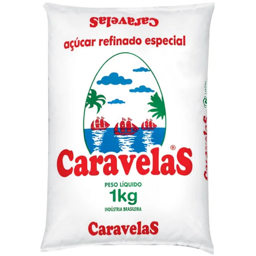 Açucar Refinado Caravelas 1kg