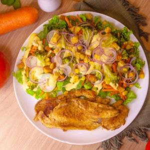 Sem arroz branco + 8 ingredientes + 1 grelhado