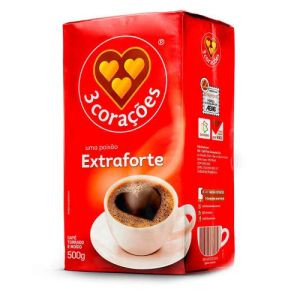 CAFE 3CORAÇOES "EXTRAFORTE" A VACUO 500G