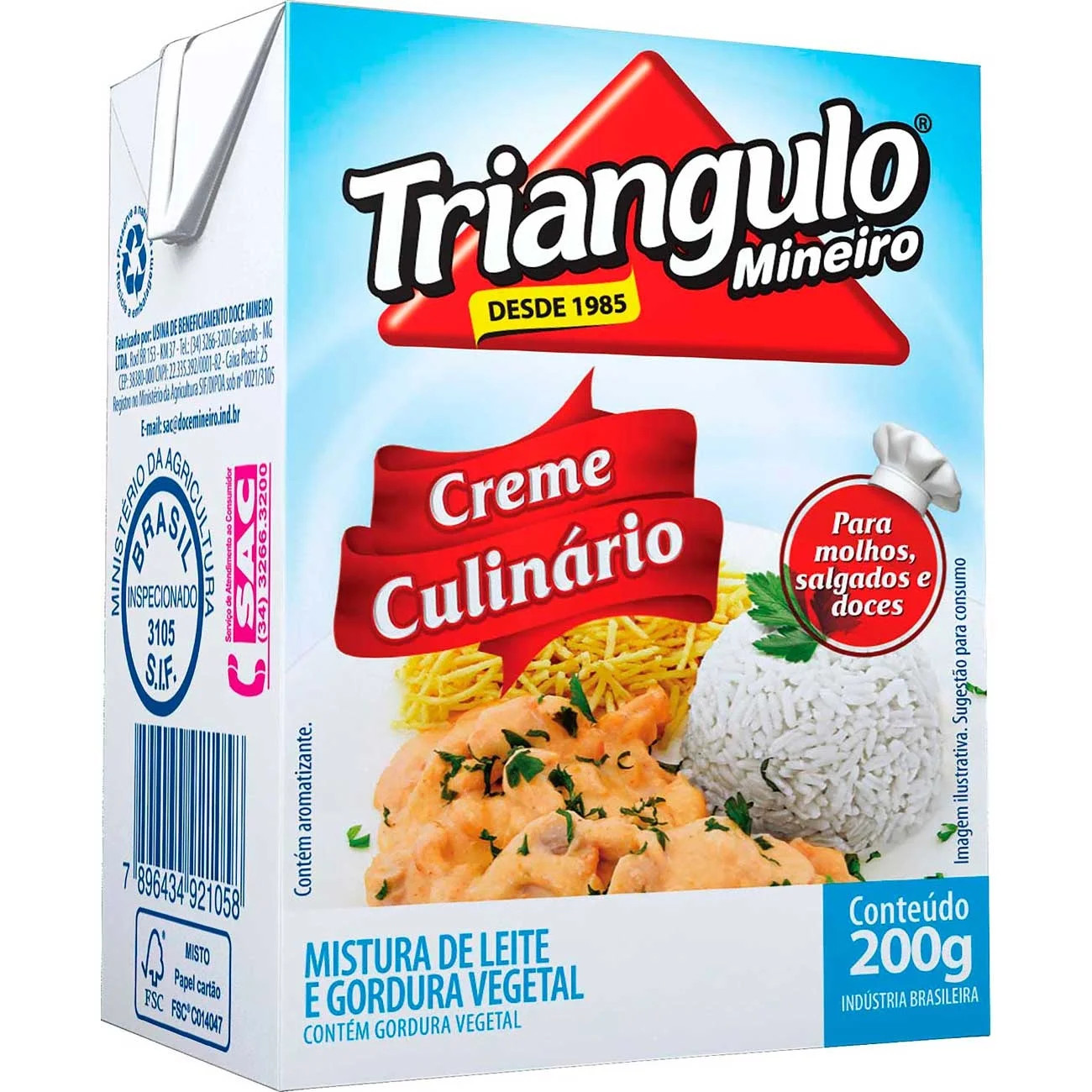 Creme Culinario Triagulo 200g