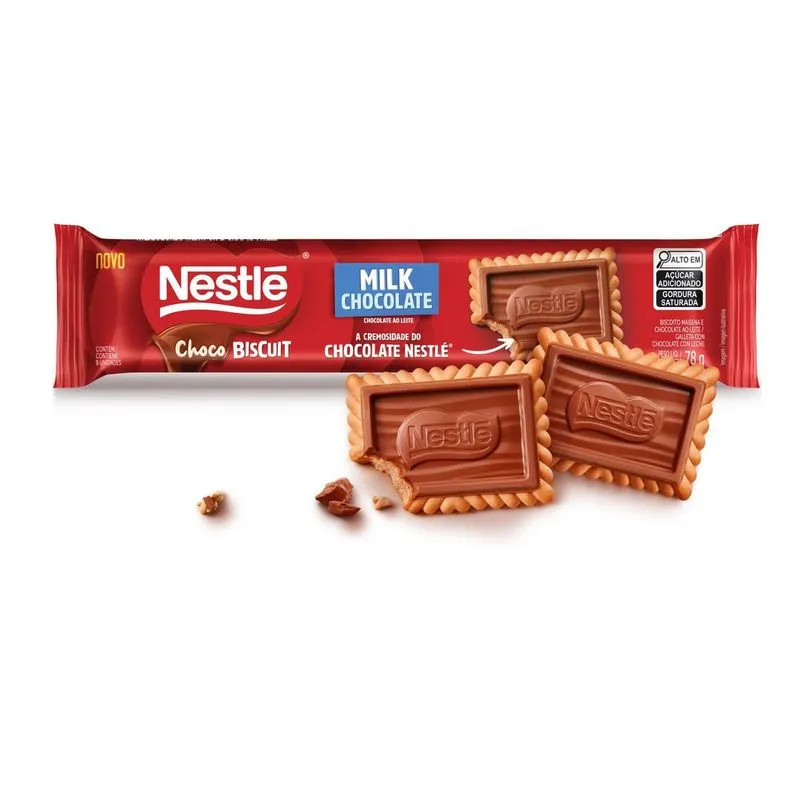 BISCOITO CHOCOBISCUIT NESTLE 78g 