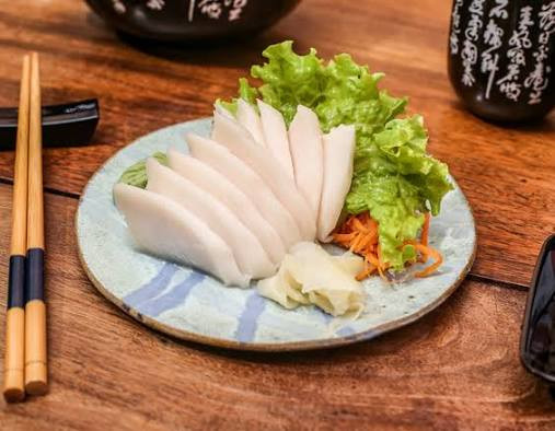 Sashimi de prego