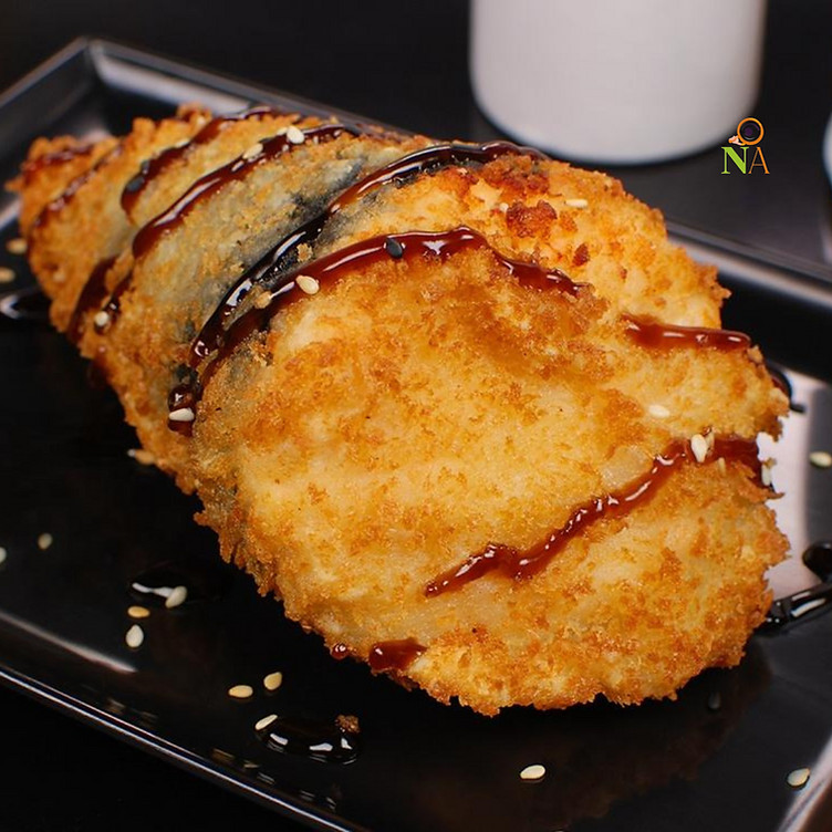 temaki hot de camarao crocante