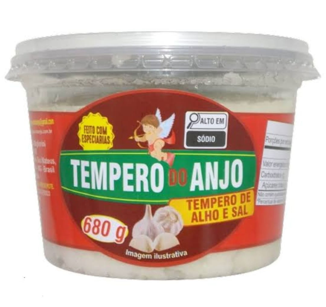 TEMPERO DO ANJO ALHO E SAL 680G