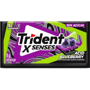 TRIDENT X SENSES BLUEBERRY 8G