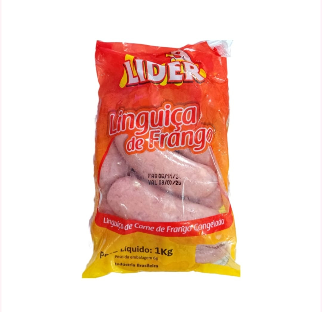 LINGUICA DE FRANGO LIDER CHURRASCO 1KG