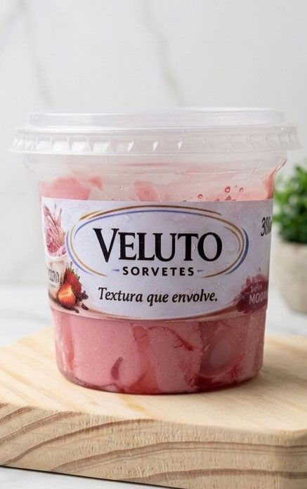 Sorvete Veluto Morango 300ml