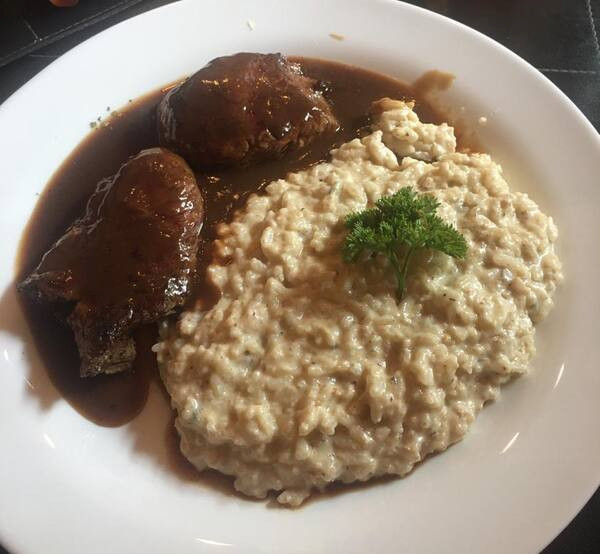 101 - risotto di gorgonzola con castagna