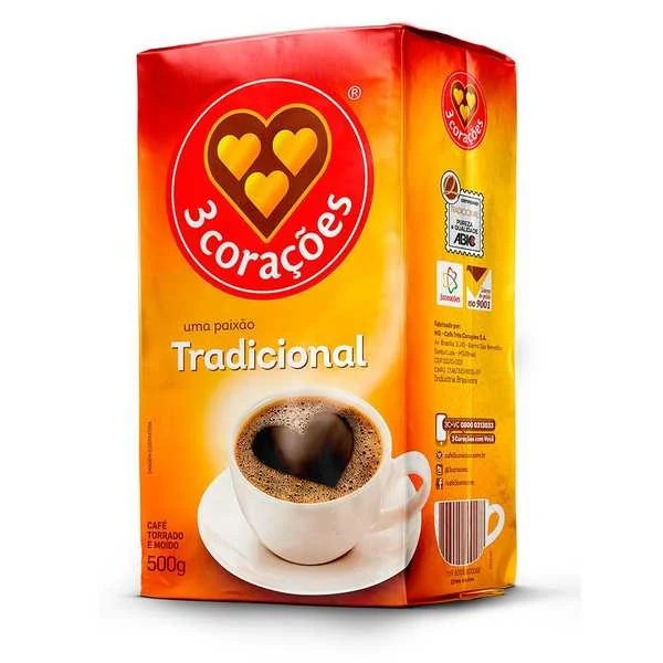 Café 3 Corações 500g Tradicional