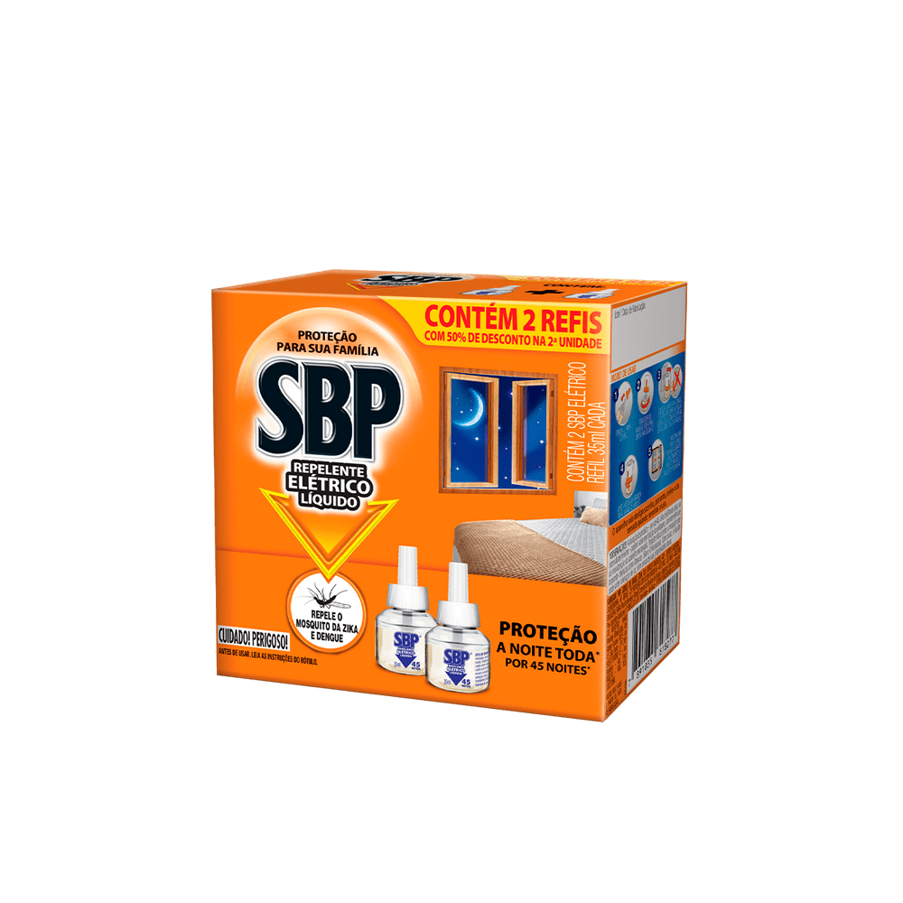 REPELENTE SBP LIQUIDO REFIL 35ML C/2UN