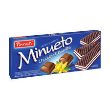Wafer Minueto Chocolate e Baunilha 81g
