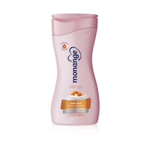 CREME HIDRATANTE MONANGE LEITE DE AMENDOAS 200ML