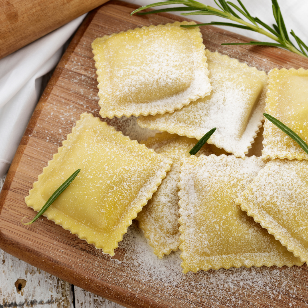 RAVIOLI DE LINGUIÇA TOSCANA ARTESANAL 1 KILO (ULTRACONGELADO)