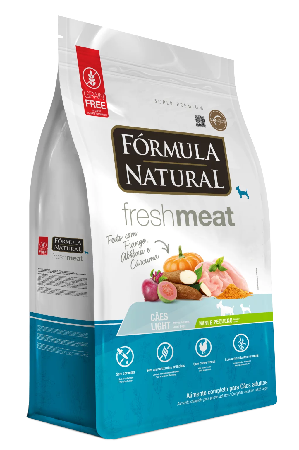 Fórmula Natural Fresh Meat Light Mini e Pequeno 7kg