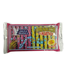 PRENDEDOR PLASTICO AGUIA BRANCA P 12UN