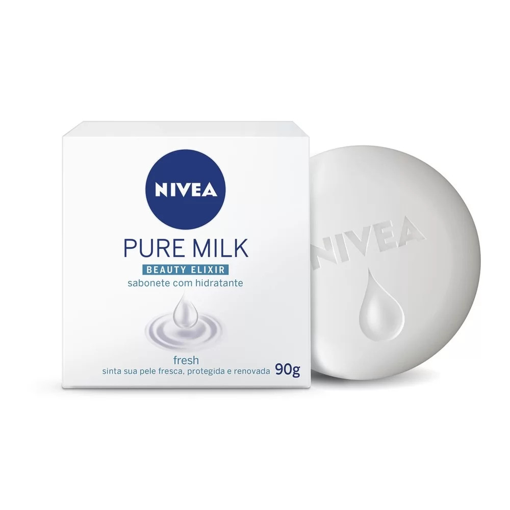 SABONETE NIVEA MILK FRESH CX90G