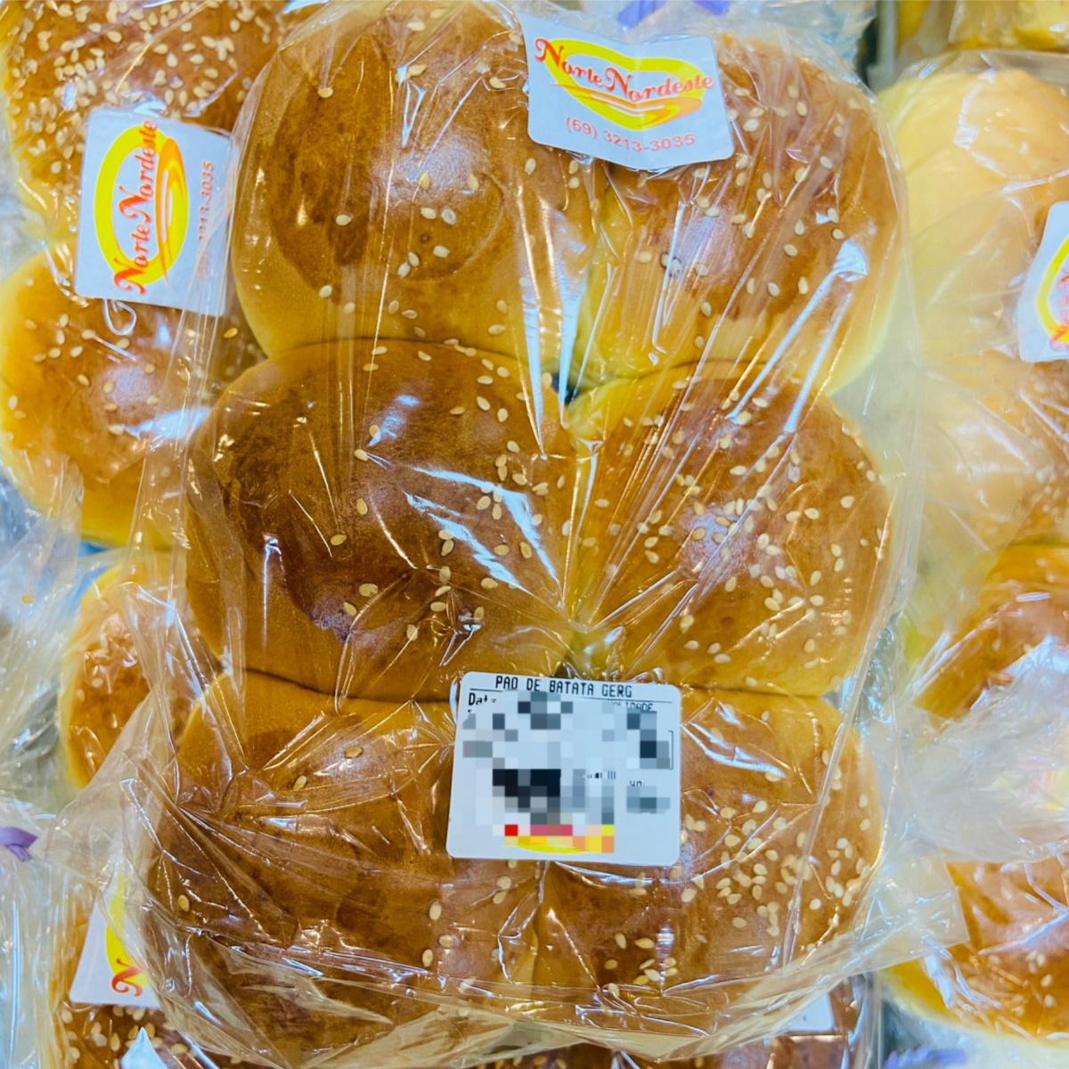 Pão de batata c/ gergelim 