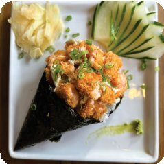 Temaki Salmao Empanado