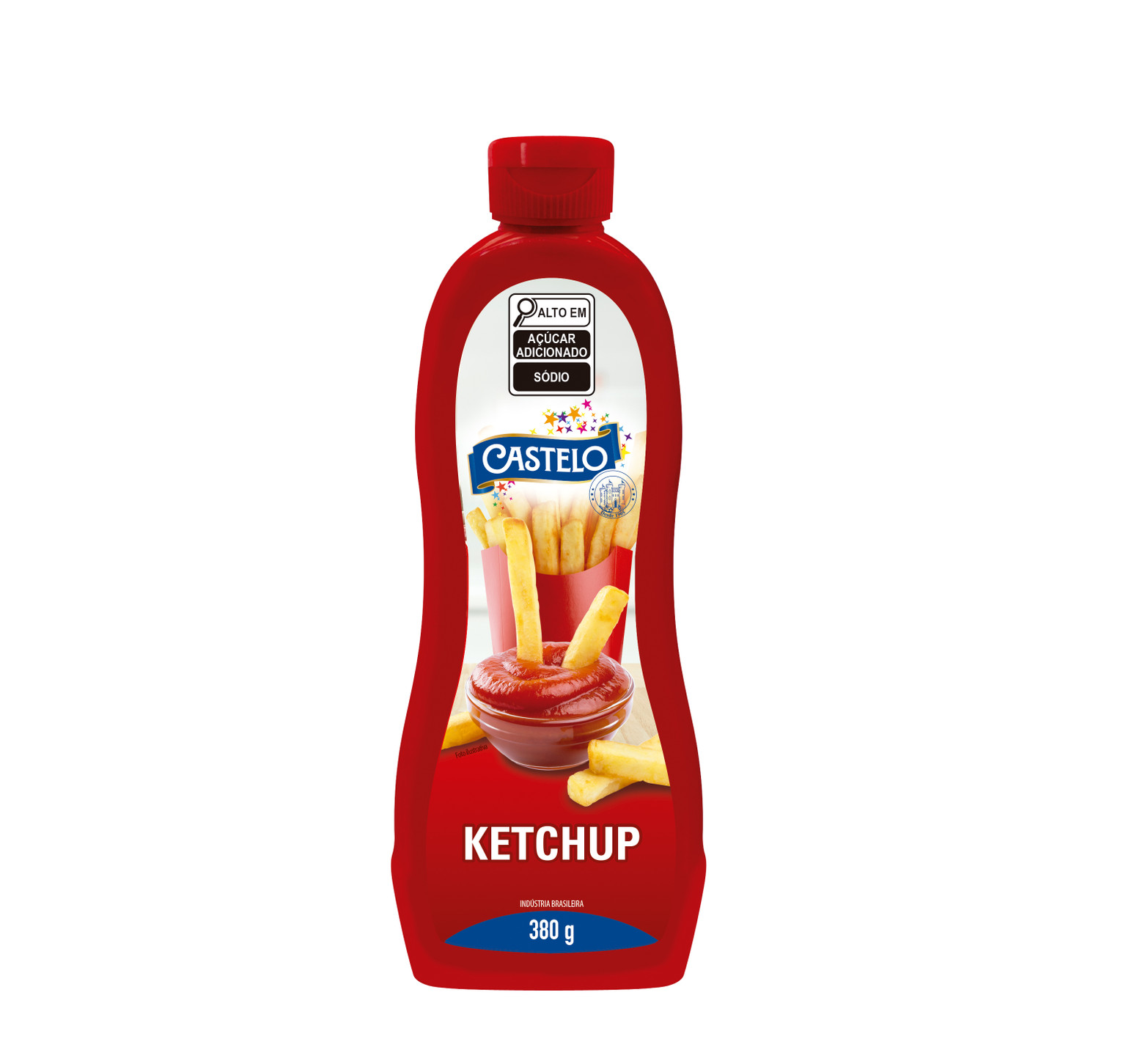 KETCHUP CASTELO TRADICIONAL SQUEEZE 380G