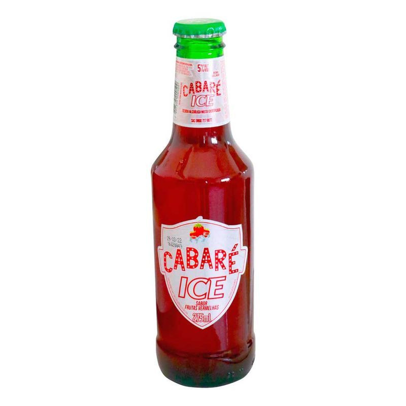 BEBIDA CABARE ICE FRUTAS VERMELHAS LN 275ML